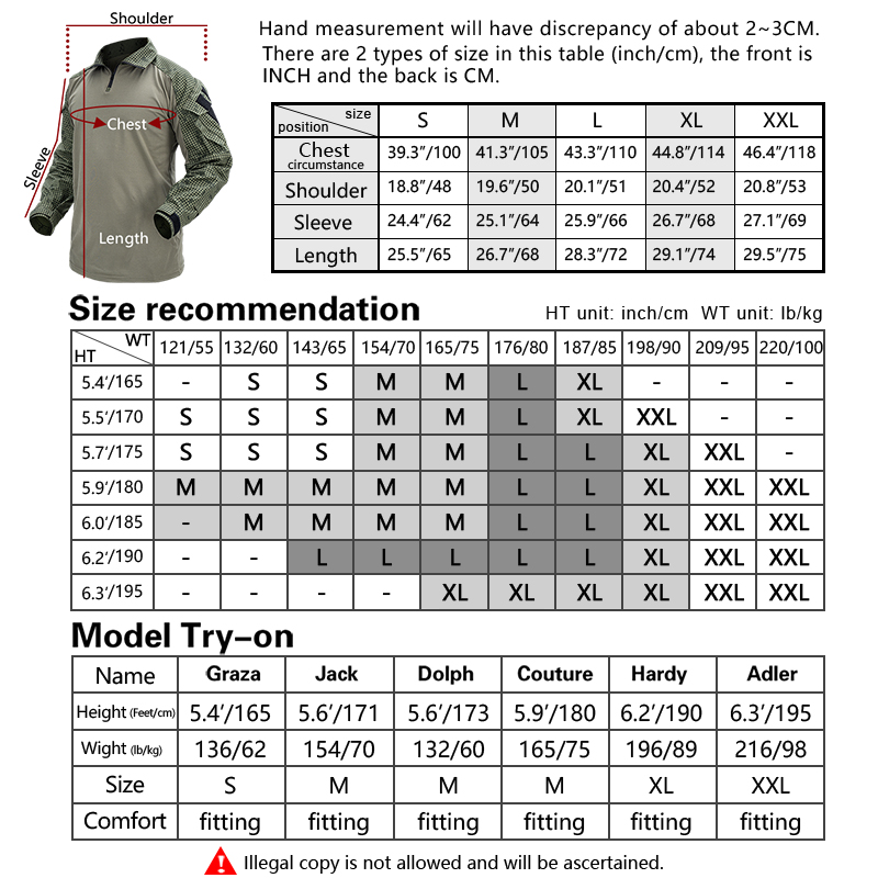 IDOGEAR Tactical G3 Uniform with Original Fabric Breathable Water-repellent Combat Uniform 3001