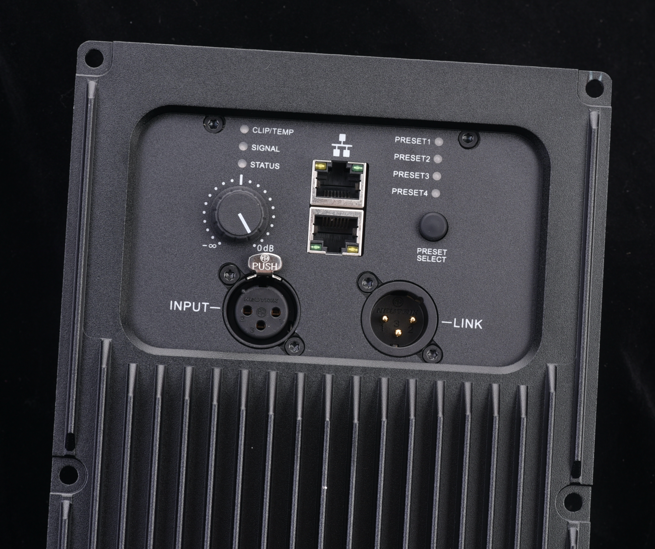 Prokustk AM260HV, Vertical Version, 2 Channel 700W@ 8ohm Power Amplifier Module,Ethernet network interface