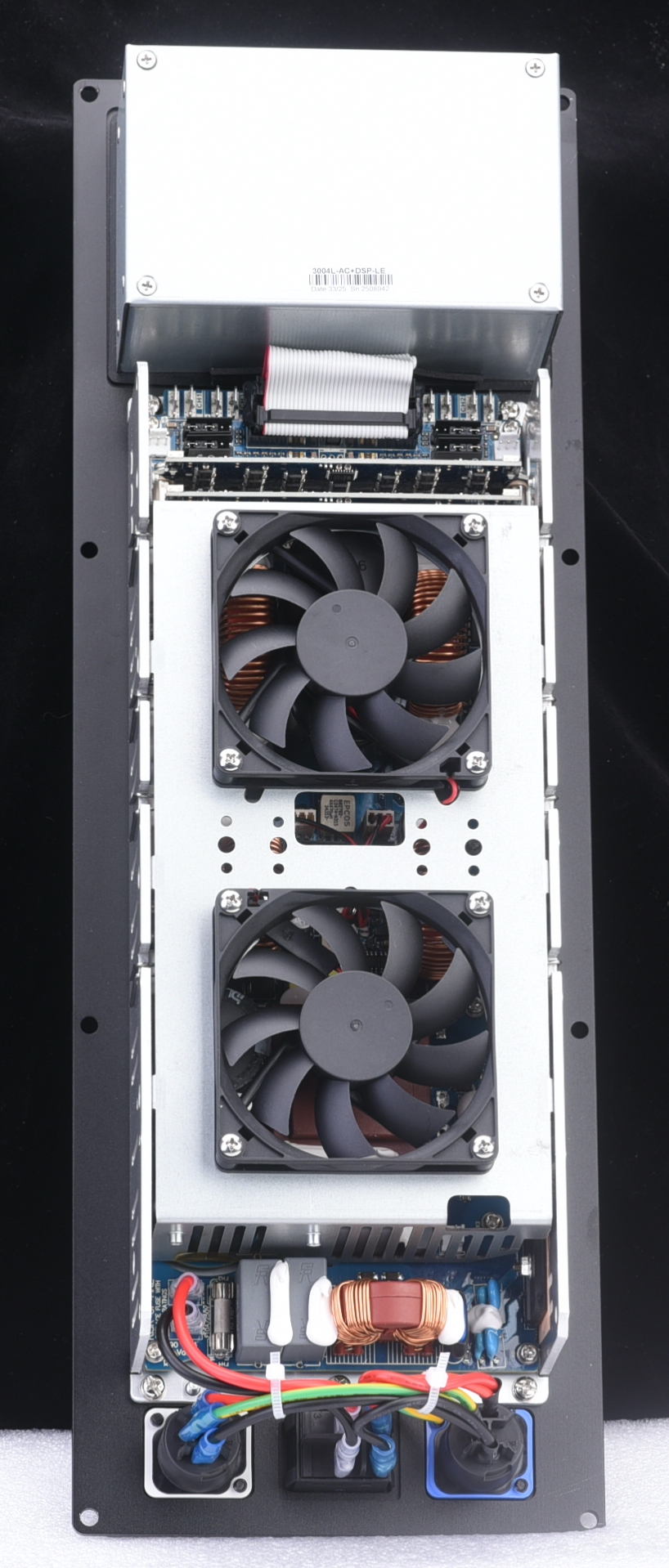 Prokustk AM3004, Vertical Version , 4 Channel 1000W@ 8ohm Amplifier module, Ethernet network interface