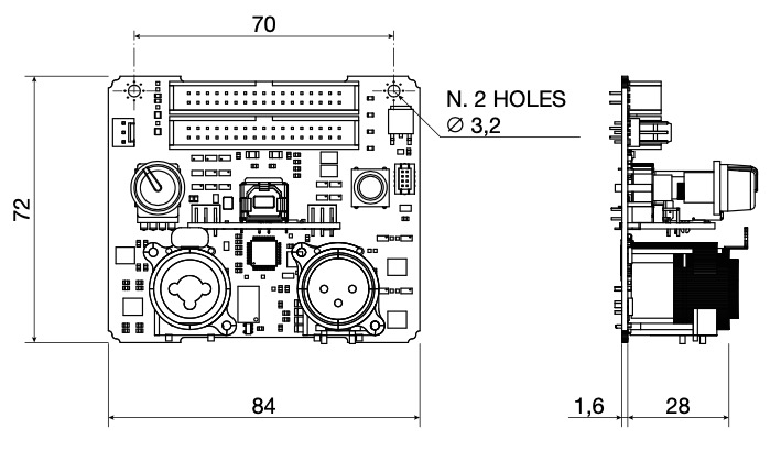 DSP module for Power Soft Amplifier module