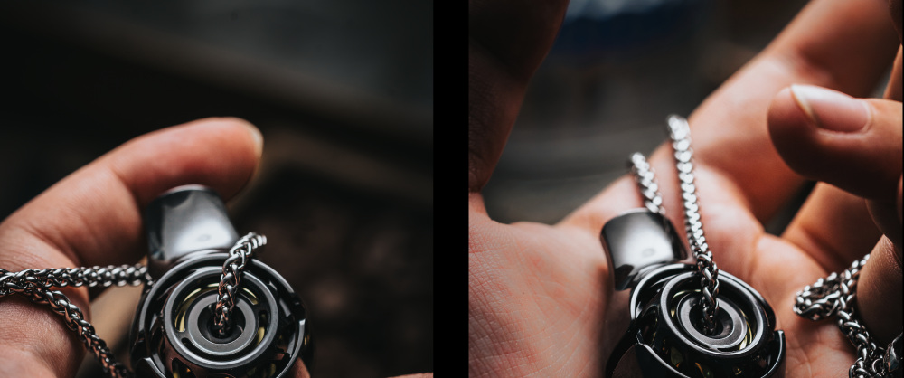 The perforated interlock shown with a carry cord