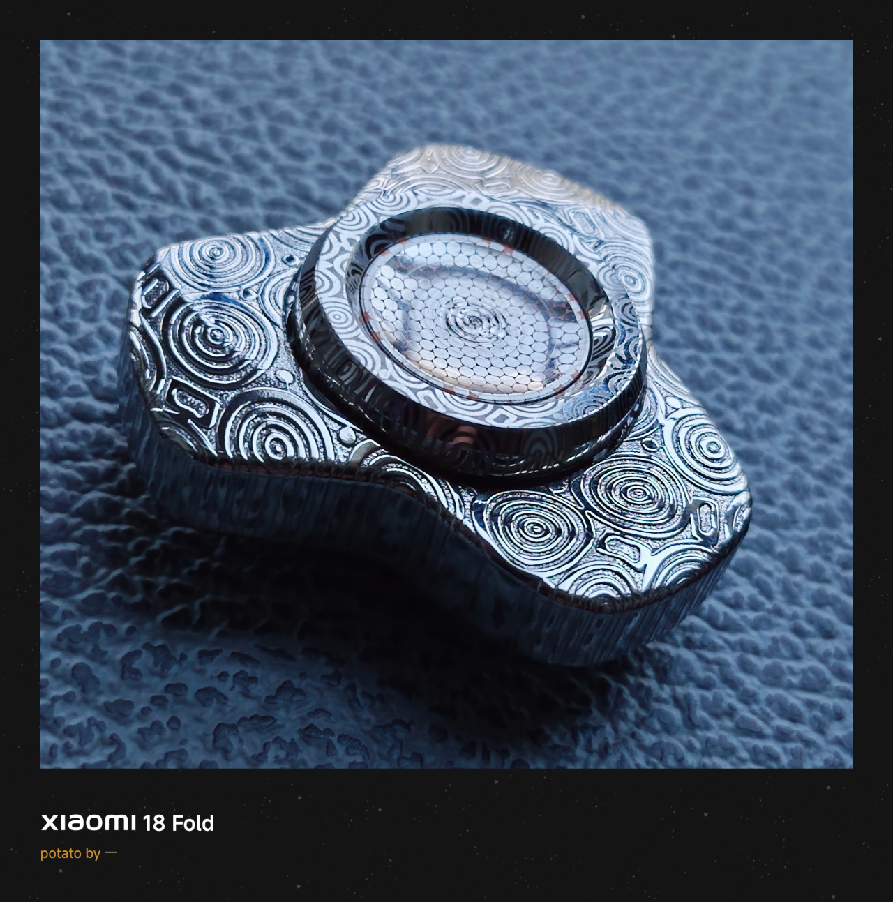 TW EDC SPINNER - 三叶玲珑云 指尖陀螺