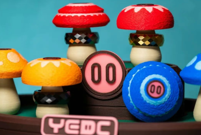 Mushroom Forest (Pig Ring Display Stand)