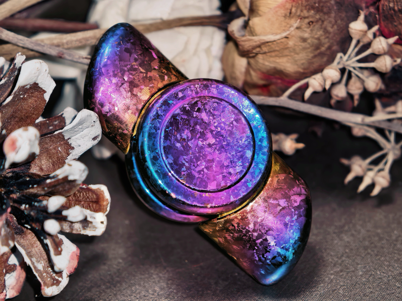 17 EDC SPINNER - Ti Amo冰晶钛长款 指尖陀螺