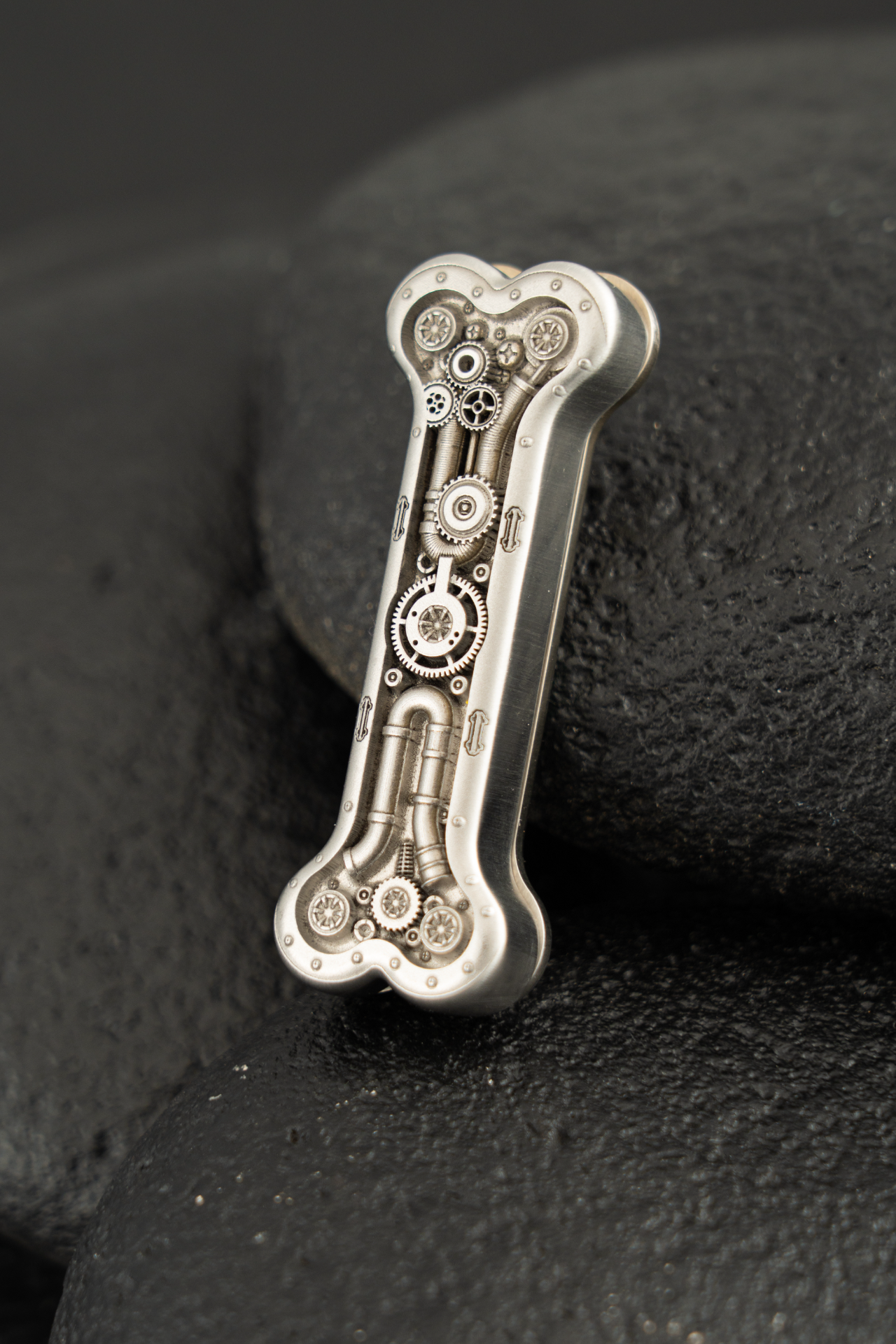HF EDC SLIDER - 蒸汽骨316L 推牌