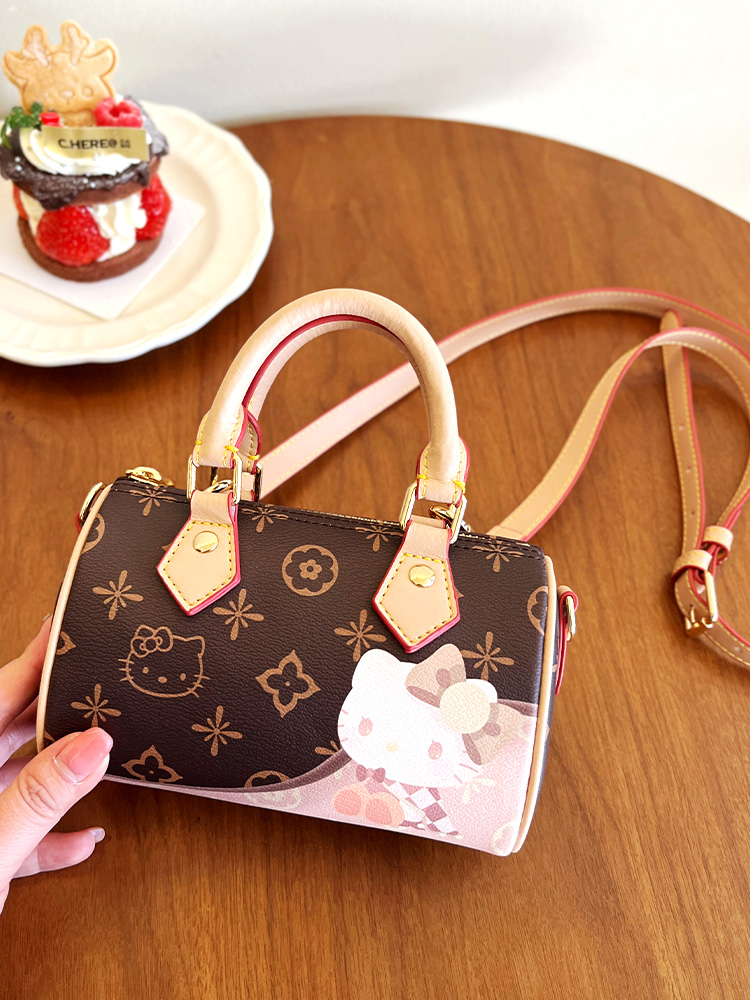 Hellokitty Womens Handmade Handbag Tote Shoulder Purse Leather Crossbody Bag