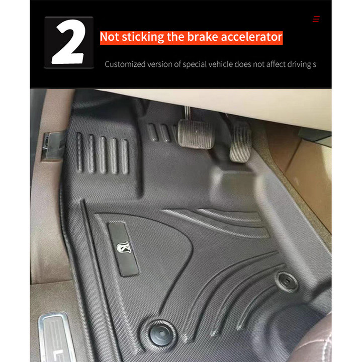 Suitable for Ford Raptor F150 special tailgate mat Waterproof wear-resistant trunk mat TPE automotive environmental foot mat