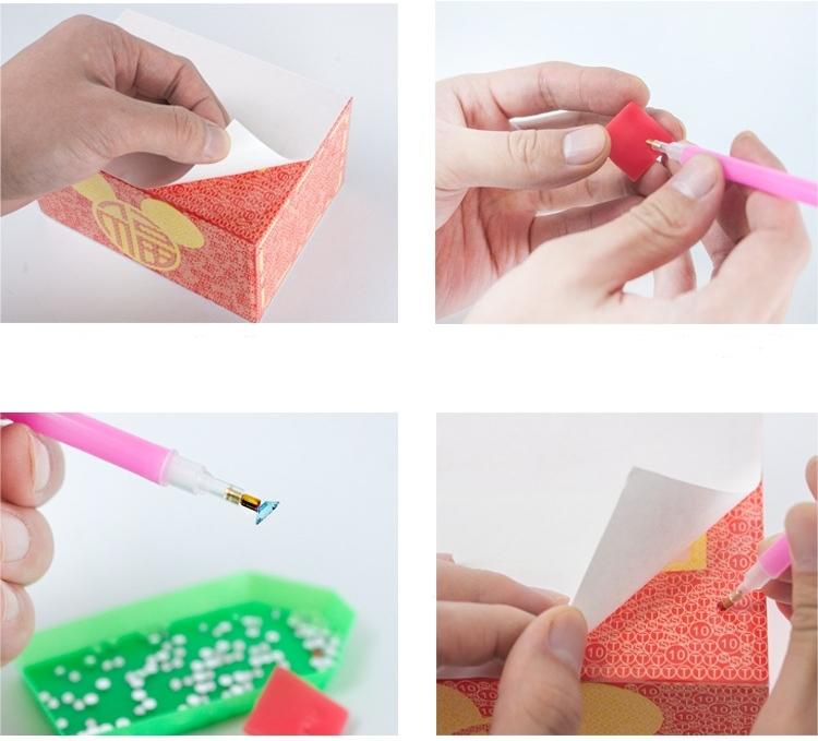 Hello Kitty Bling Bling Tissue box Handmade Crystals