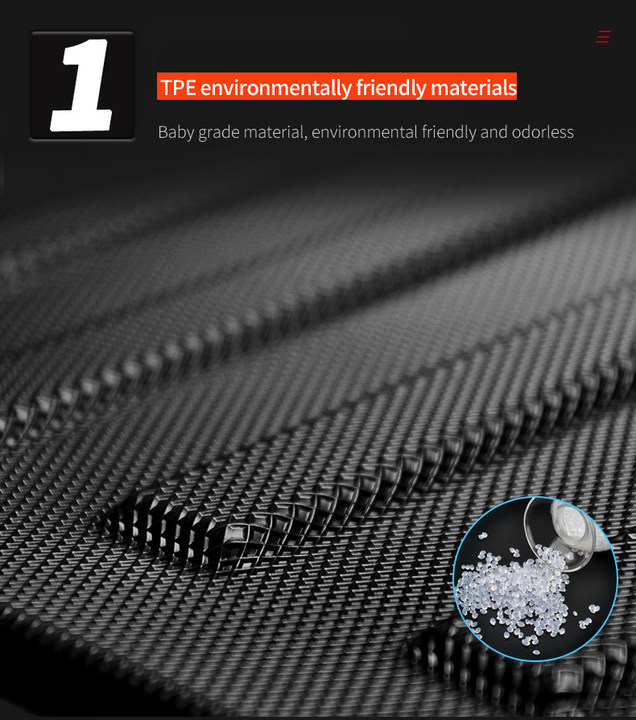 Suitable for Ford Raptor F150 special tailgate mat Waterproof wear-resistant trunk mat TPE automotive environmental foot mat