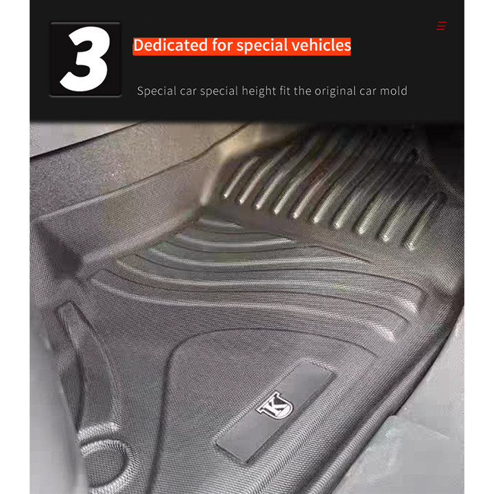 Suitable for Ford Raptor F150 special tailgate mat Waterproof wear-resistant trunk mat TPE automotive environmental foot mat