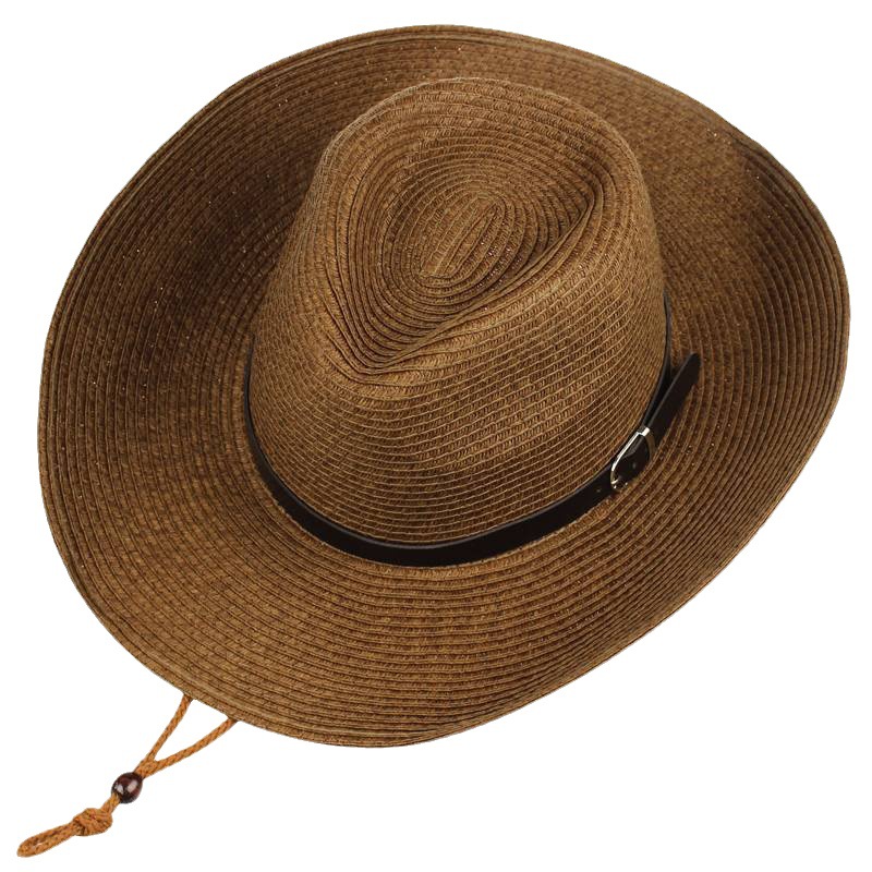 Wide Brim Straw Hat for Men with Large Head Circumference 
