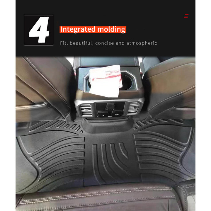 Suitable for Ford Raptor F150 special tailgate mat Waterproof wear-resistant trunk mat TPE automotive environmental foot mat