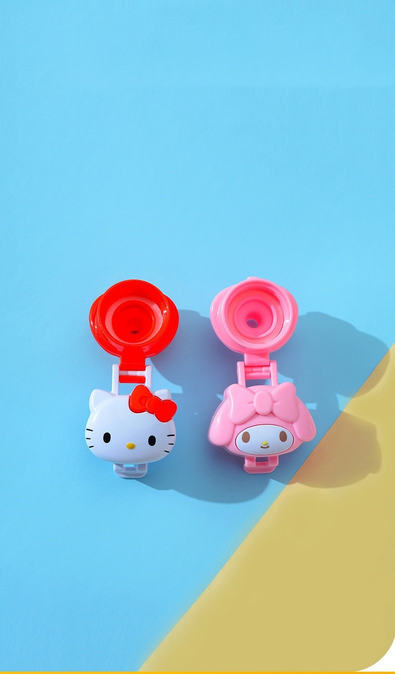 Sanrio Hello Kitty Water Bottle Cap with Straw