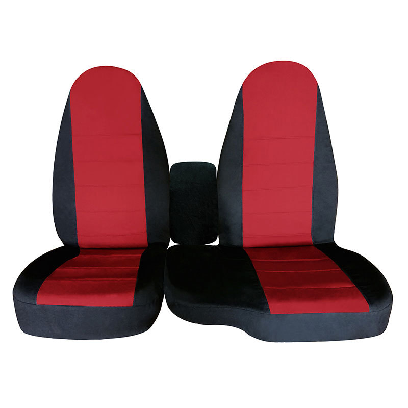 Custom-Fit Front Seat Covers Without Console Replace for 1998-2003 Ford Ranger Pickup 60/40 High Back Seats