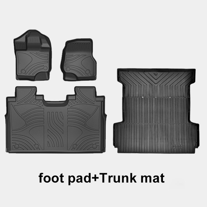 Suitable for Ford Raptor F150 special tailgate mat Waterproof wear-resistant trunk mat TPE automotive environmental foot mat