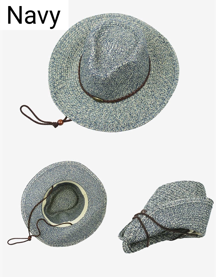 Wide Brim Straw Hat for Men with Large Head Circumference 