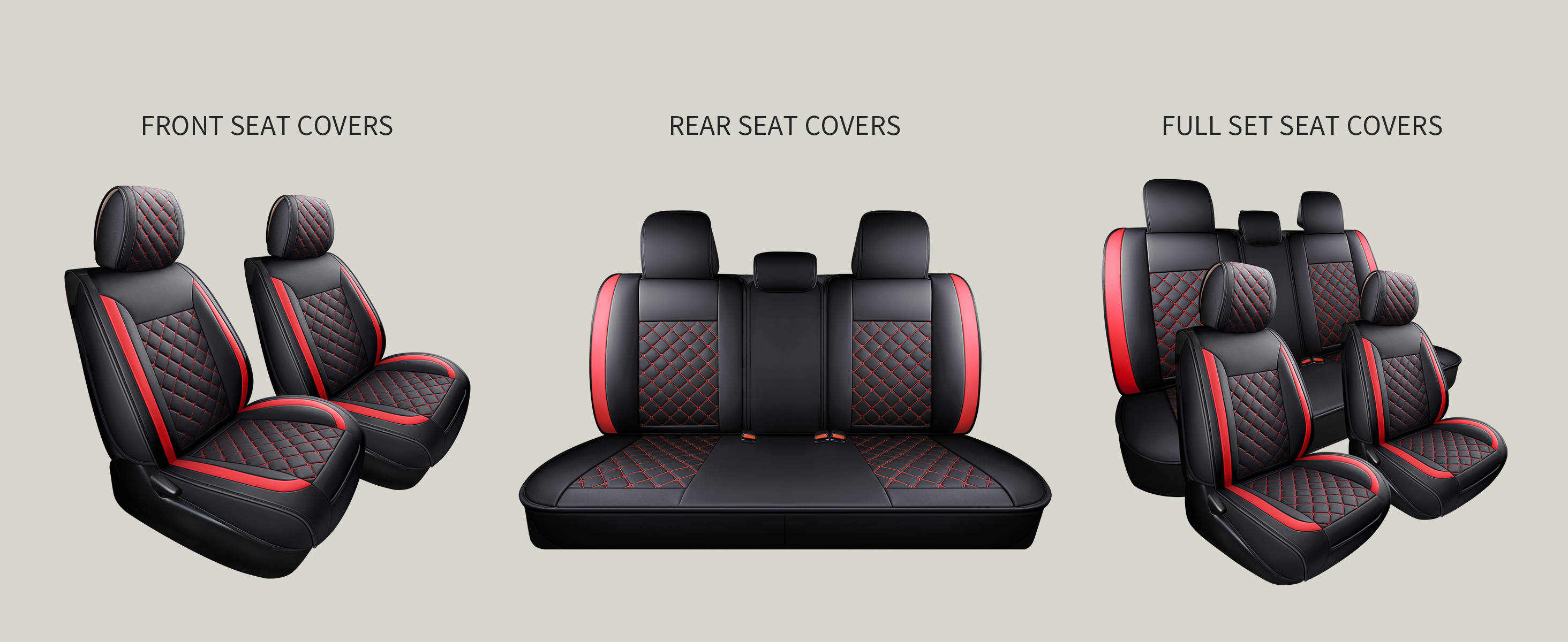 2005-2024 Nissan Frontier Leather Waterproof Car Seat Covers Full Set