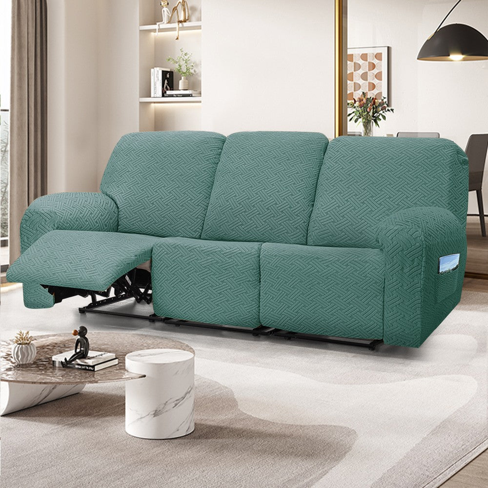 Sofa Cover for All Seasons-Elastic All-Inclusive Recliner Cover for First-Class Comfort  REC REC