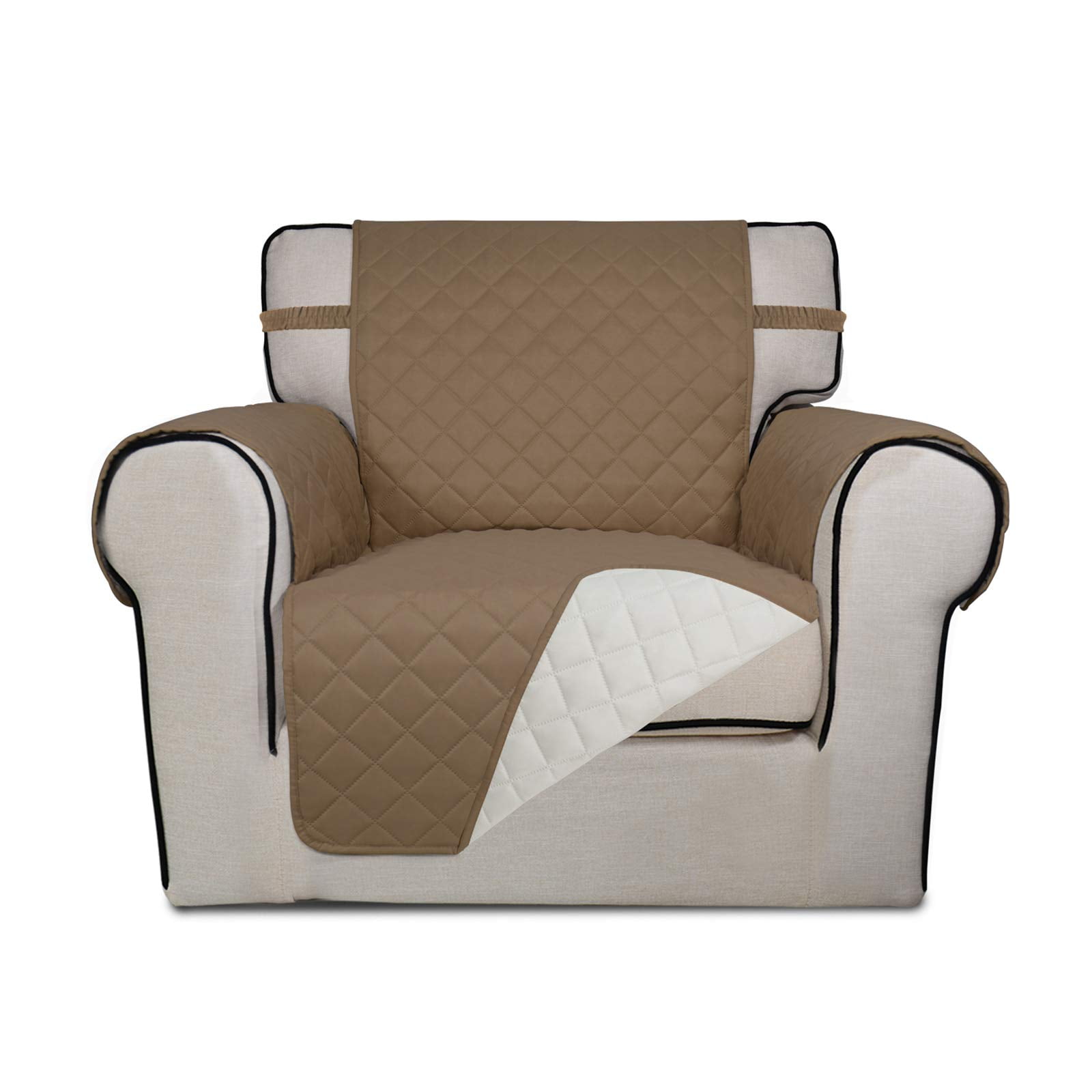 Sanmadrola 100% Waterproof Sofa Cover Machine Washable Couch Cover Love Seat Slipcover