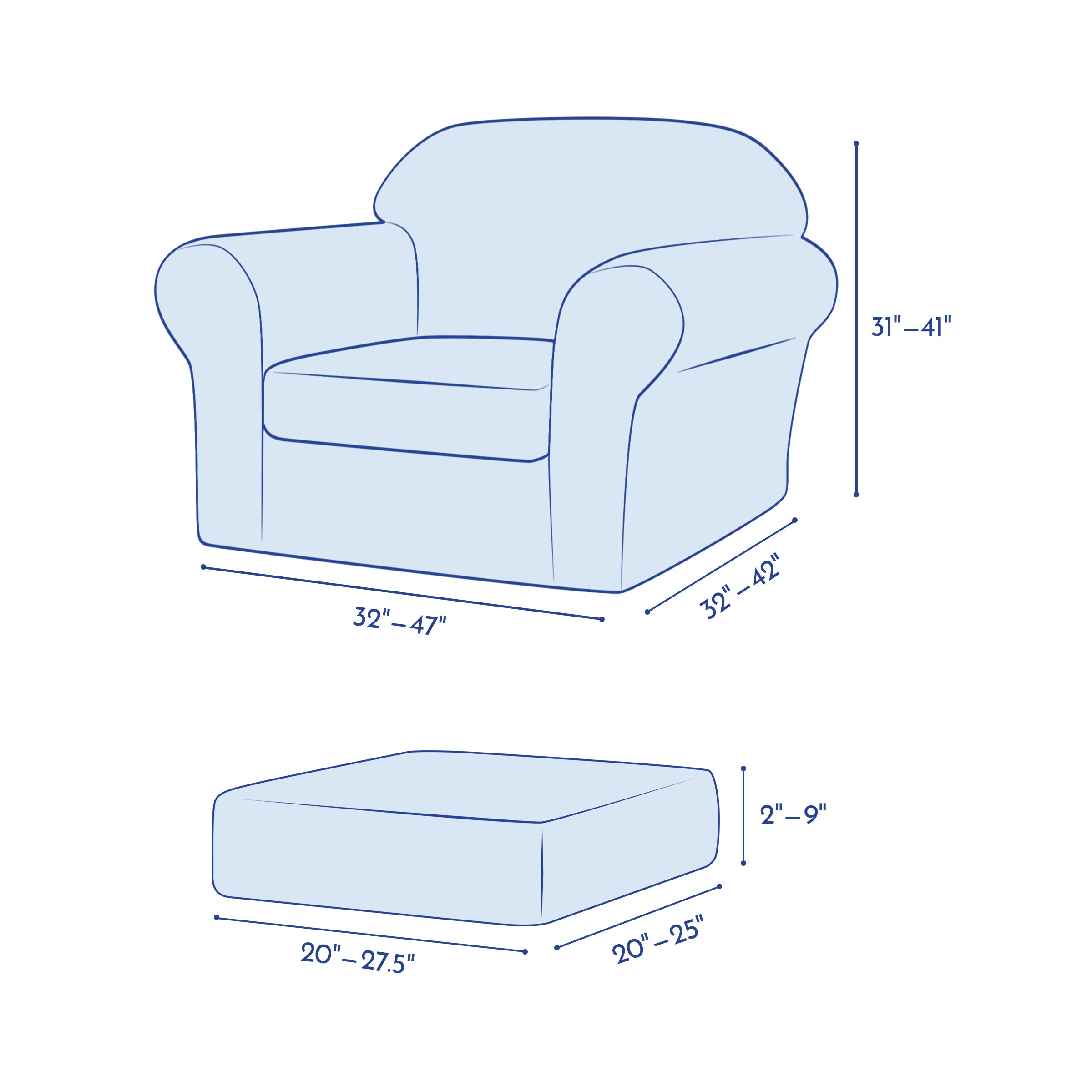 Anita Mid-Century Velvet Plush Stretch Sofa Cover