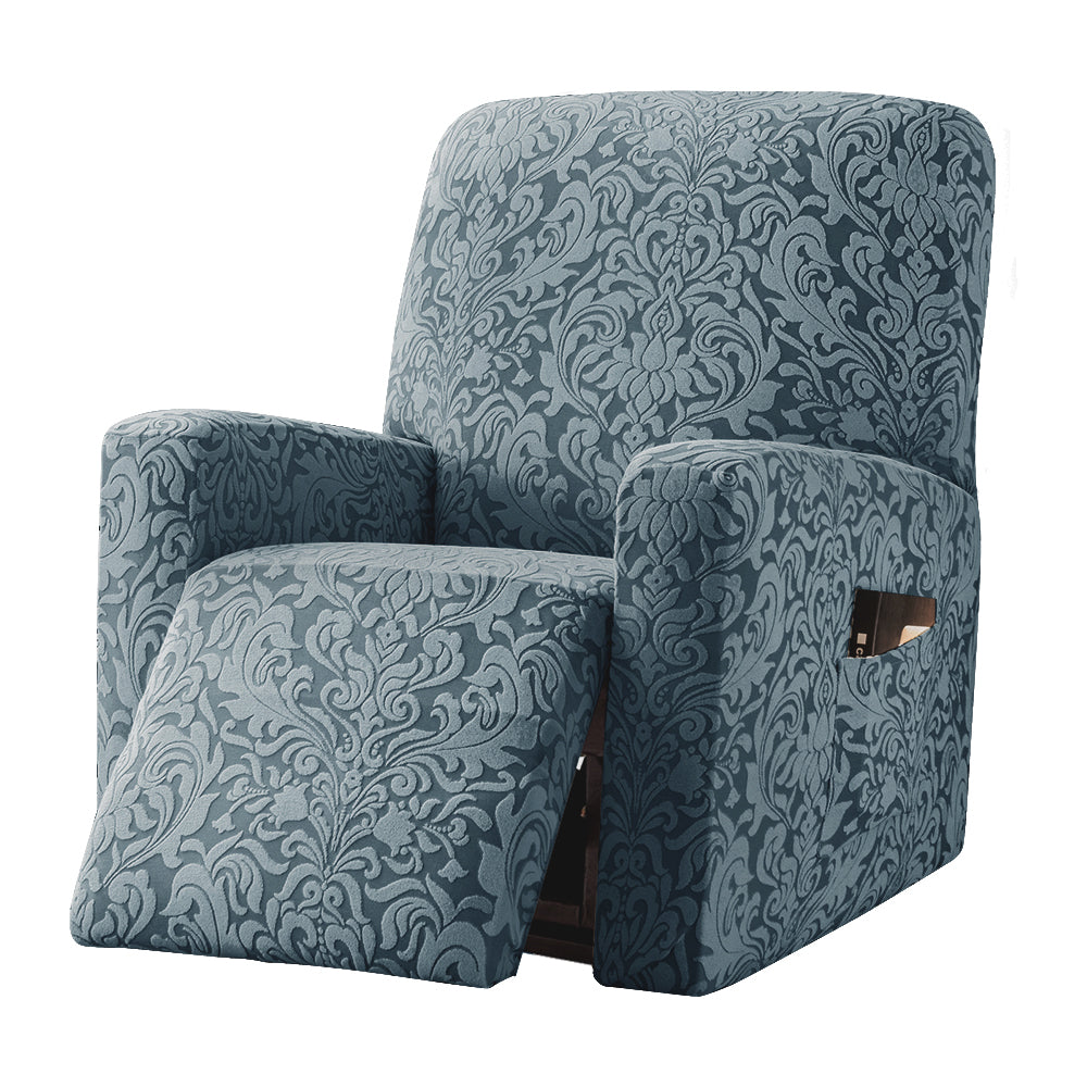 Jacquard Dustproof Stretchable Recliner Cover With L shape Covers  REC REC