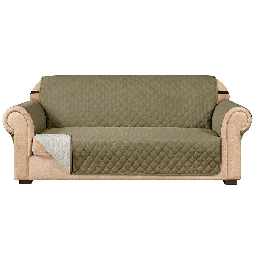 Connor Reversible Sofa Slipcover With Pockets