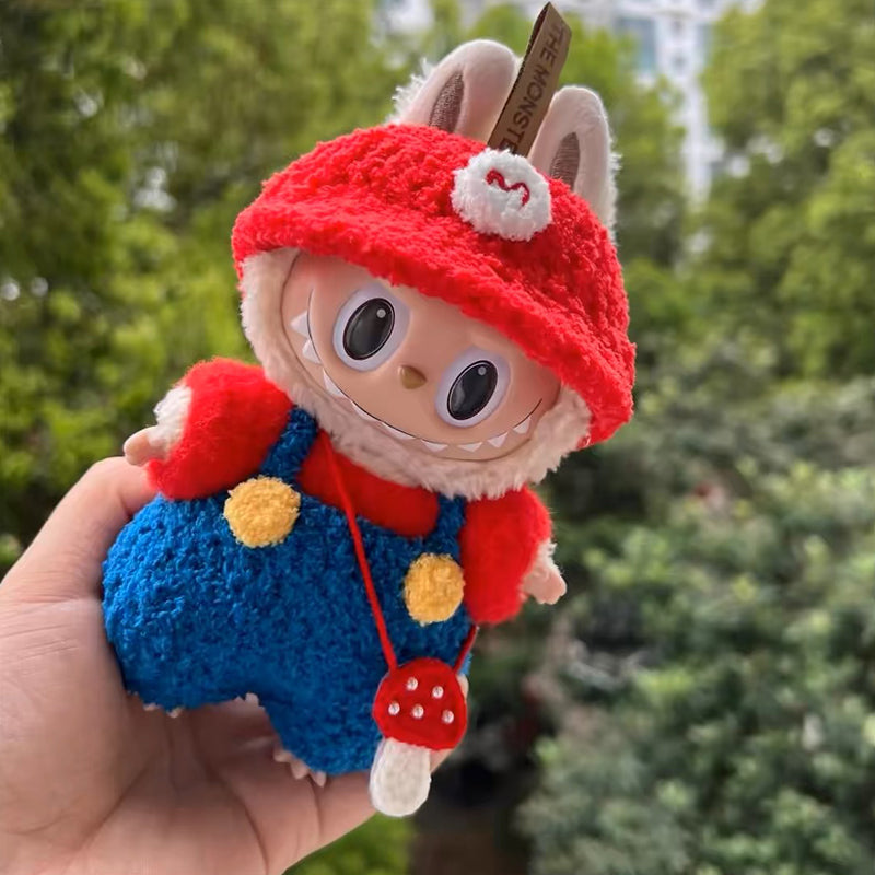 Labubu Outfits: Fun Character Costume Set for 17cm Dolls (No Doll Included)