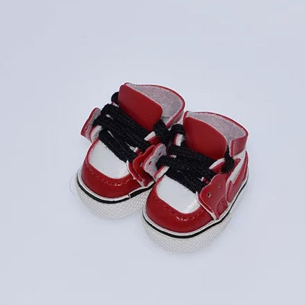 Labubu Outfits: Red Basketball Jersey Set with Accessories (No Doll Included)