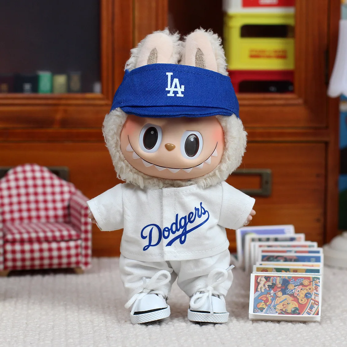 Labubu Dodgers Series - Outfit (No Doll Included)