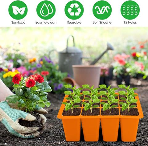 Silicone Seed Starting Tray