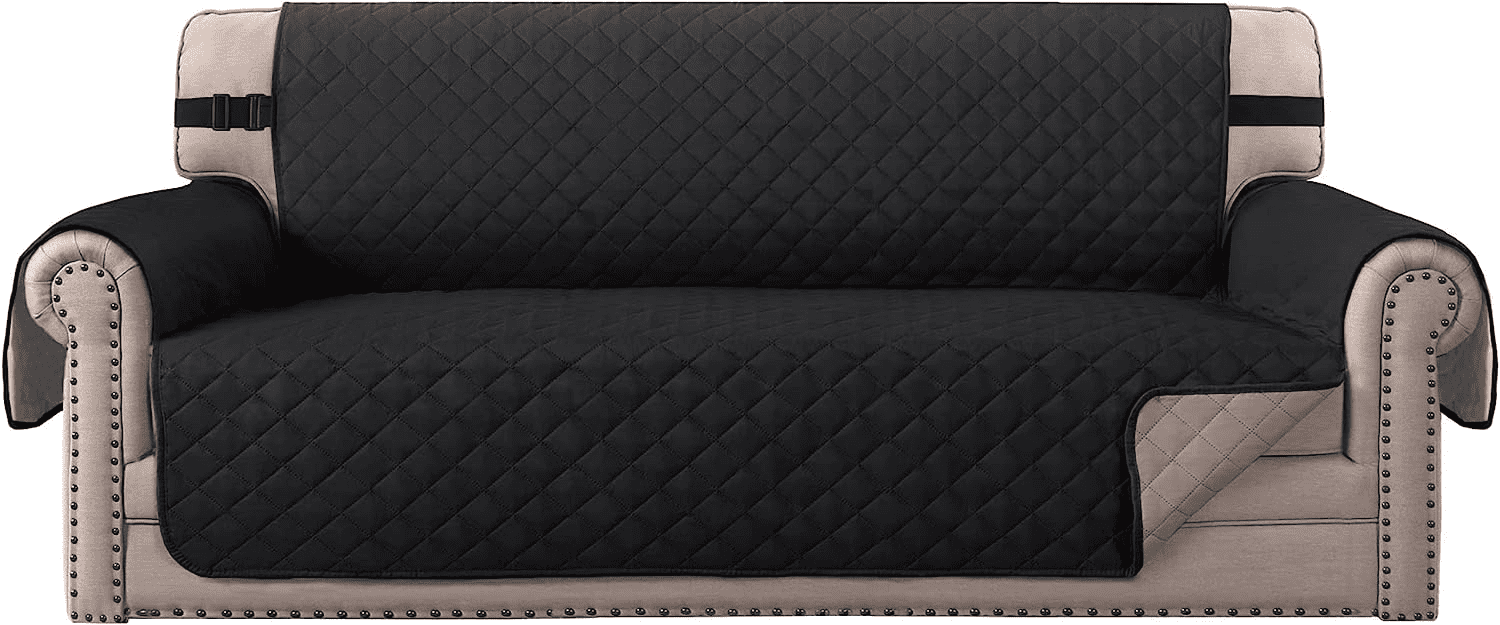 Sanmadrola 100% Waterproof Sofa Cover Machine Washable Couch Cover Love Seat Slipcover