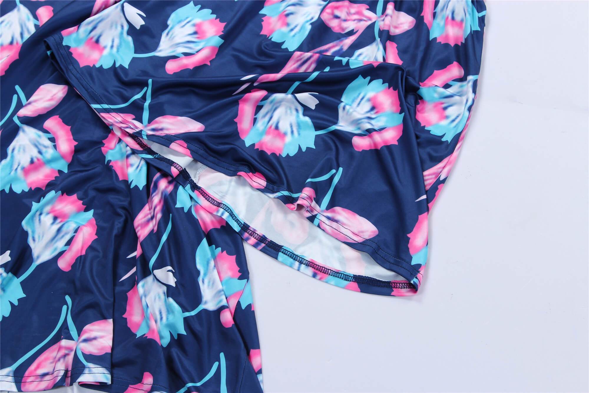 Trendy High-waist Boho Matching Maxi Dress for Mom and Me (3591448526932)