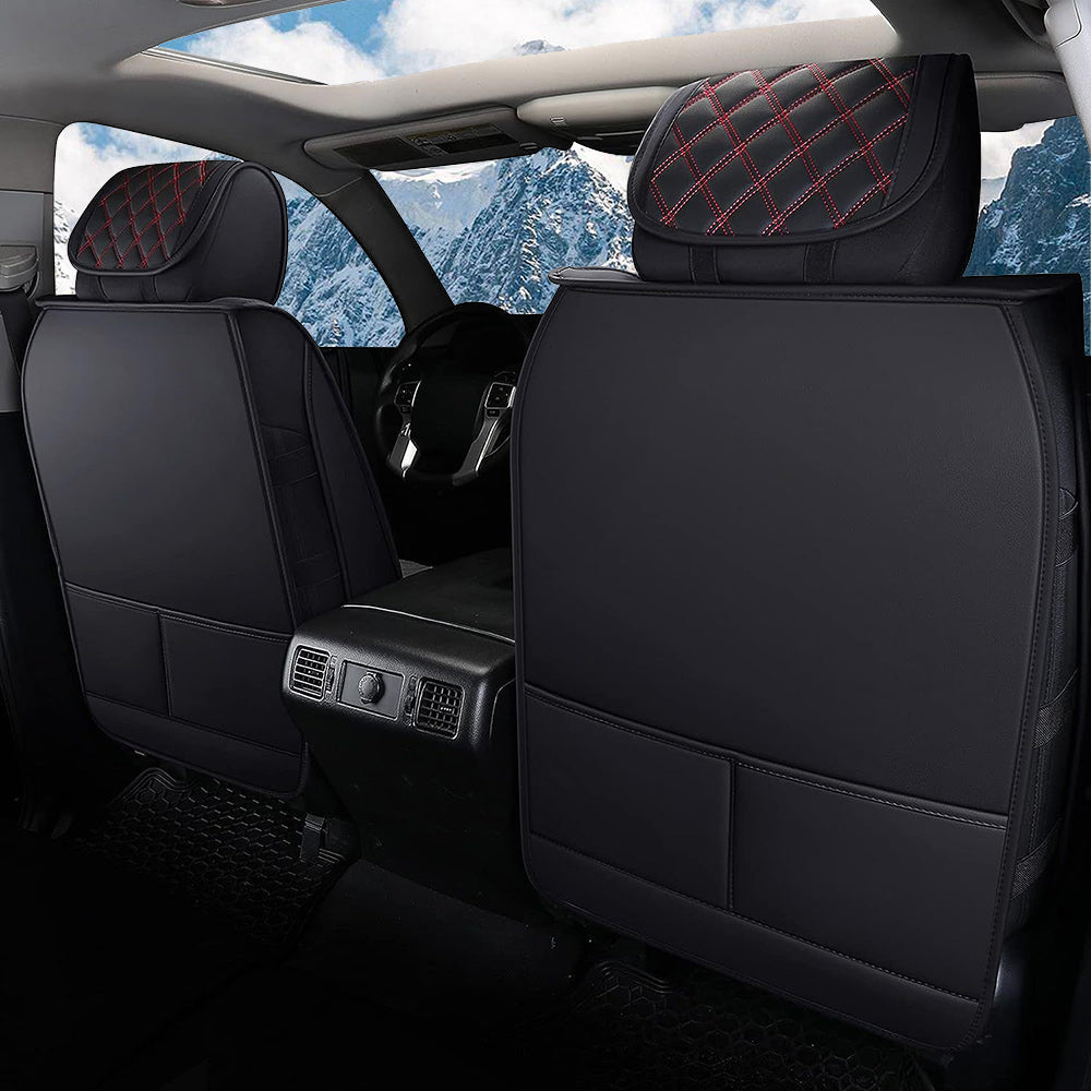 2008-2023 Toyota Tundra Leather Waterproof Wear-resistant Full Surround Car Seat Covers Full Set For Car Truck Pickup