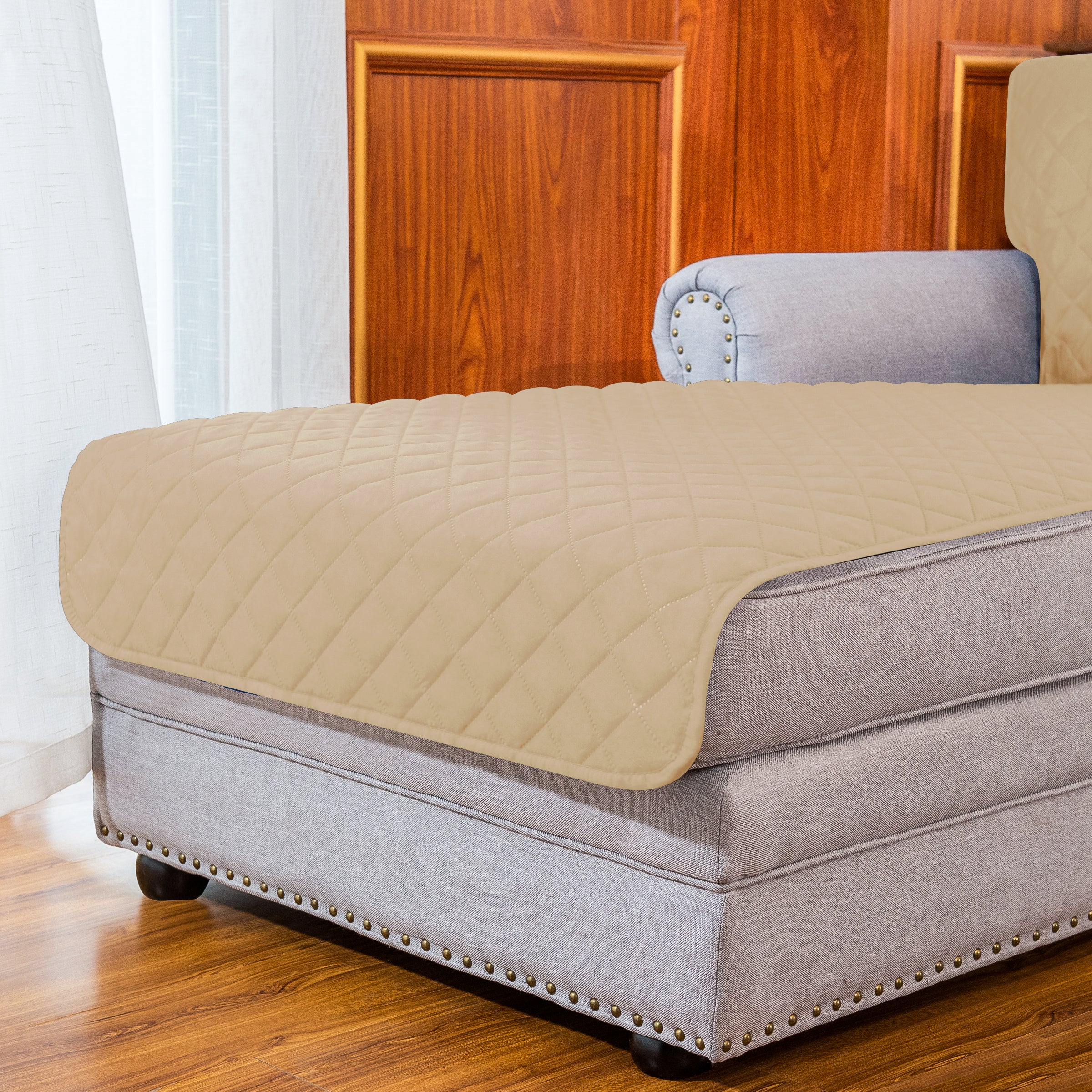 Caledonia Reversible Chaise Sofa Slipcover