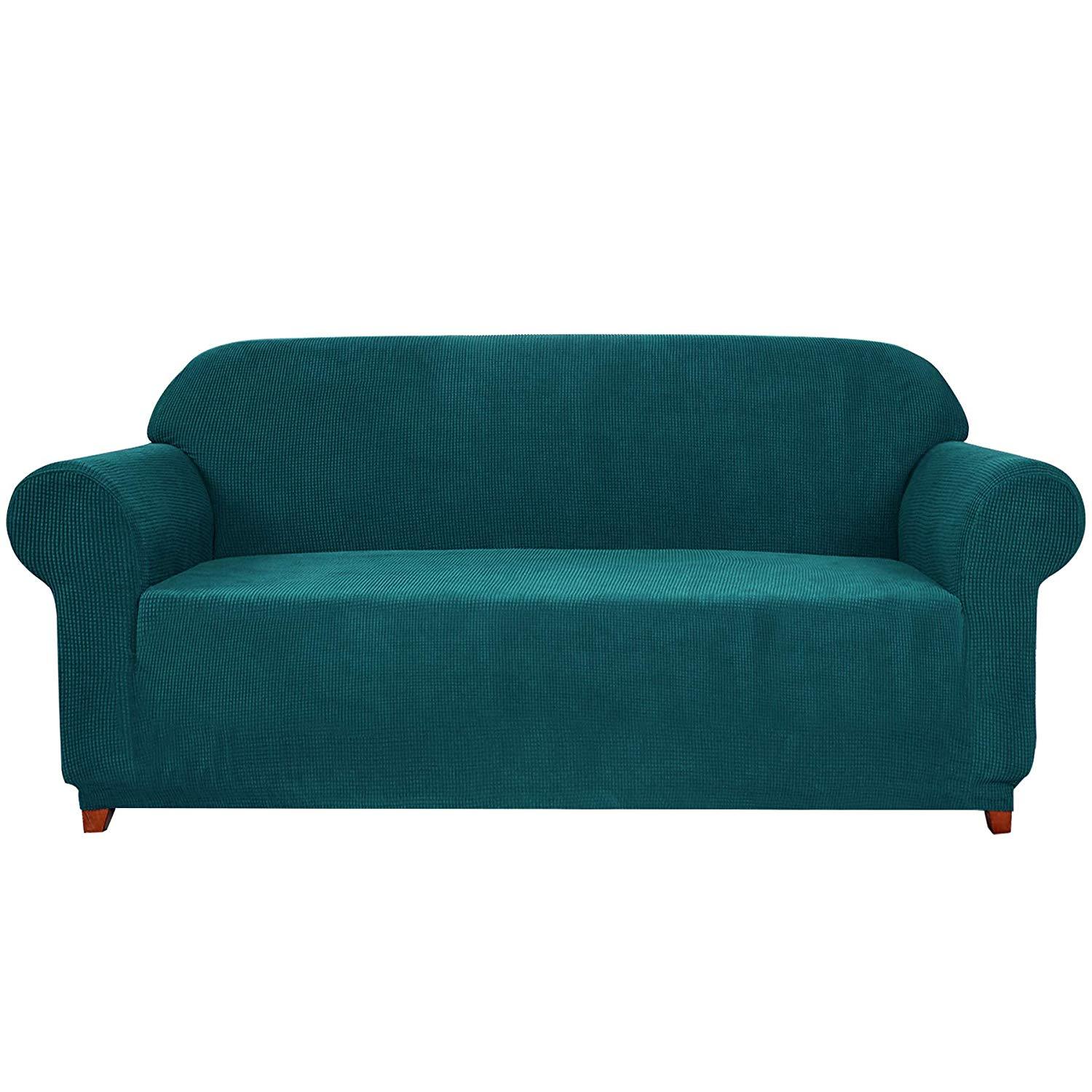Leroy Plaid Stretch Sofa Slipcover