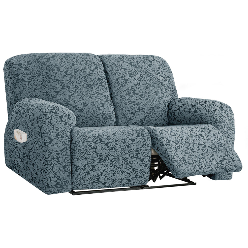 Jacquard Dustproof Stretchable Recliner Cover With L shape Covers  REC REC