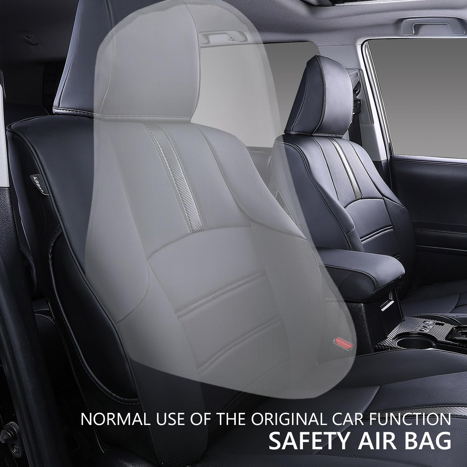 Leather Full Set  Seat Covers For Toyota 4runner 2011-2022 (2-Row,5 Seats Model ONLY)