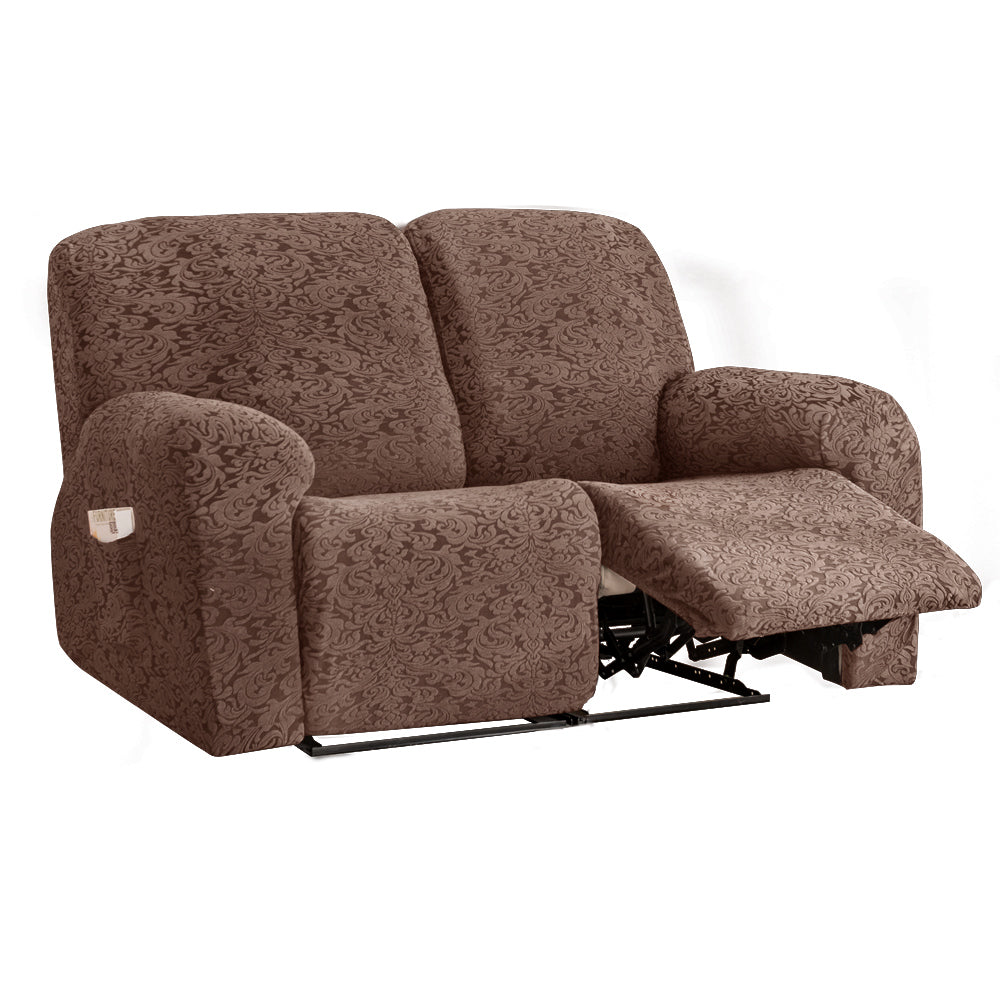 Jacquard Dustproof Stretchable Recliner Cover With L shape Covers  REC REC