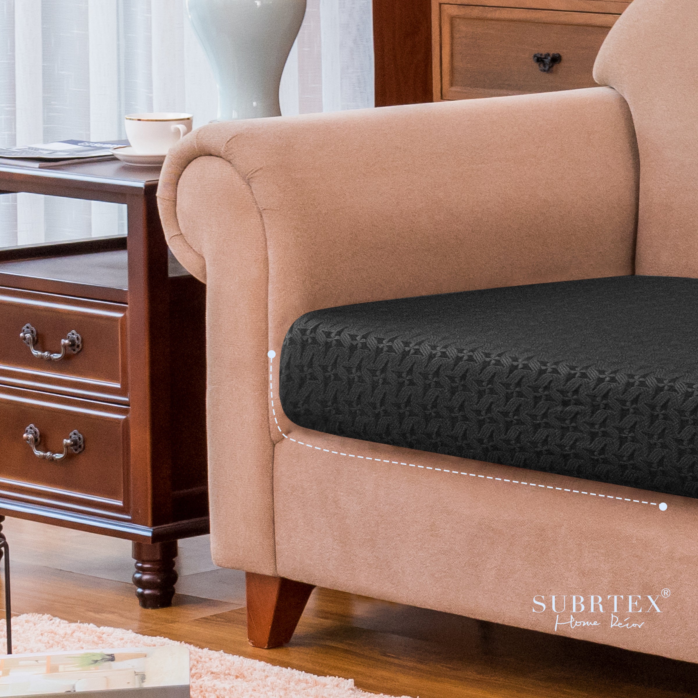 Windmill Retro Stretch Sofa Cushion Cover