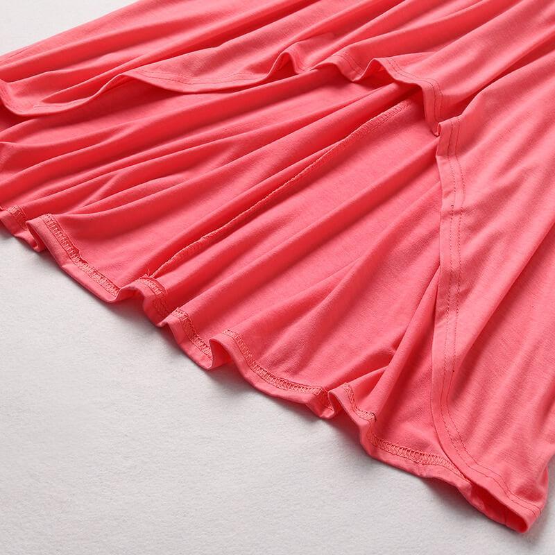 Beautiful Floral V Neck Sleeveless Mommy and Me Dress QZ1707 (2537132097620)