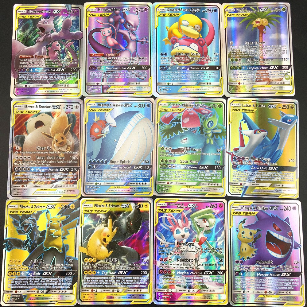200pcs Pokemon Trading Card Game Collection Set English Version Fun Kids Toy For Children - 5