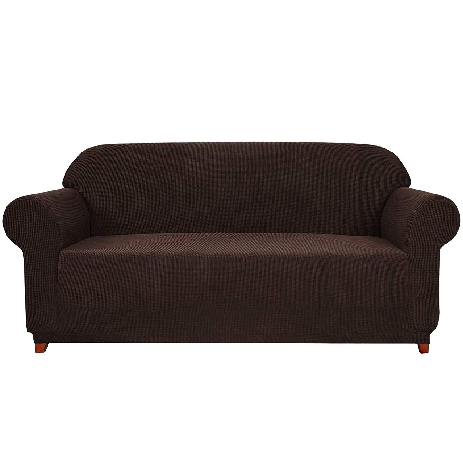 Leroy Plaid Stretch Sofa Slipcover