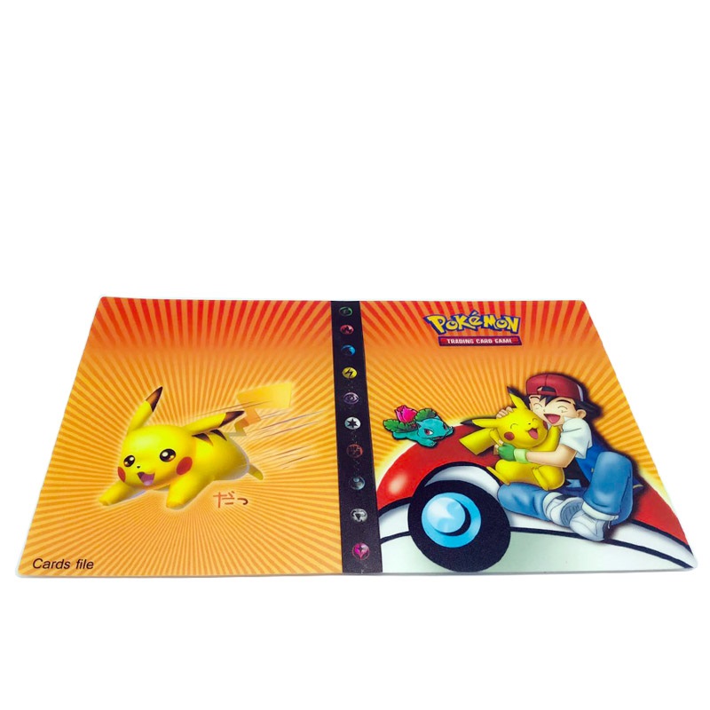Pikachu Pokemon Cards Album 240 Pcs Pocket Monster Cartoon Anime Card Holder Book Perfect Kids Toy Gift 23 Unique Styles - 14