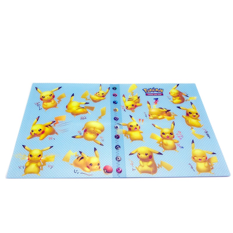 Pikachu Pokemon Cards Album 240 Pcs Pocket Monster Cartoon Anime Card Holder Book Perfect Kids Toy Gift 23 Unique Styles - 16