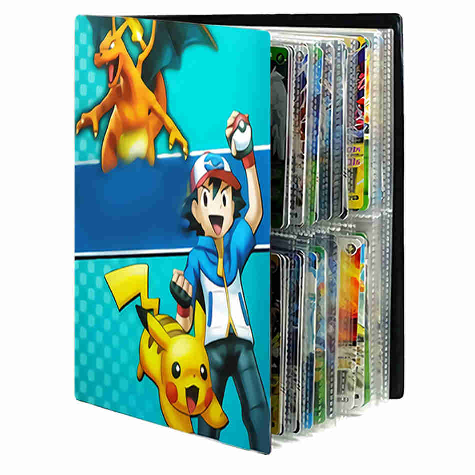 240pcs Pokemon Card Collection Album With Ex Gx Anime Card Binder Kids Toy Collectors Holder - 11