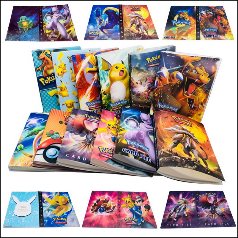 Ultimate Pokemon Card Collection Album 240pcs Holder Toploaded Gift Cards Book Novelty Playing List - 1