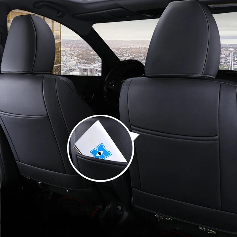 Car Special Luxury Leather Seat Cover For Honda HRV 2015 2016 2017 2018 2019 Waterproof Protection Covers Seat Cushion