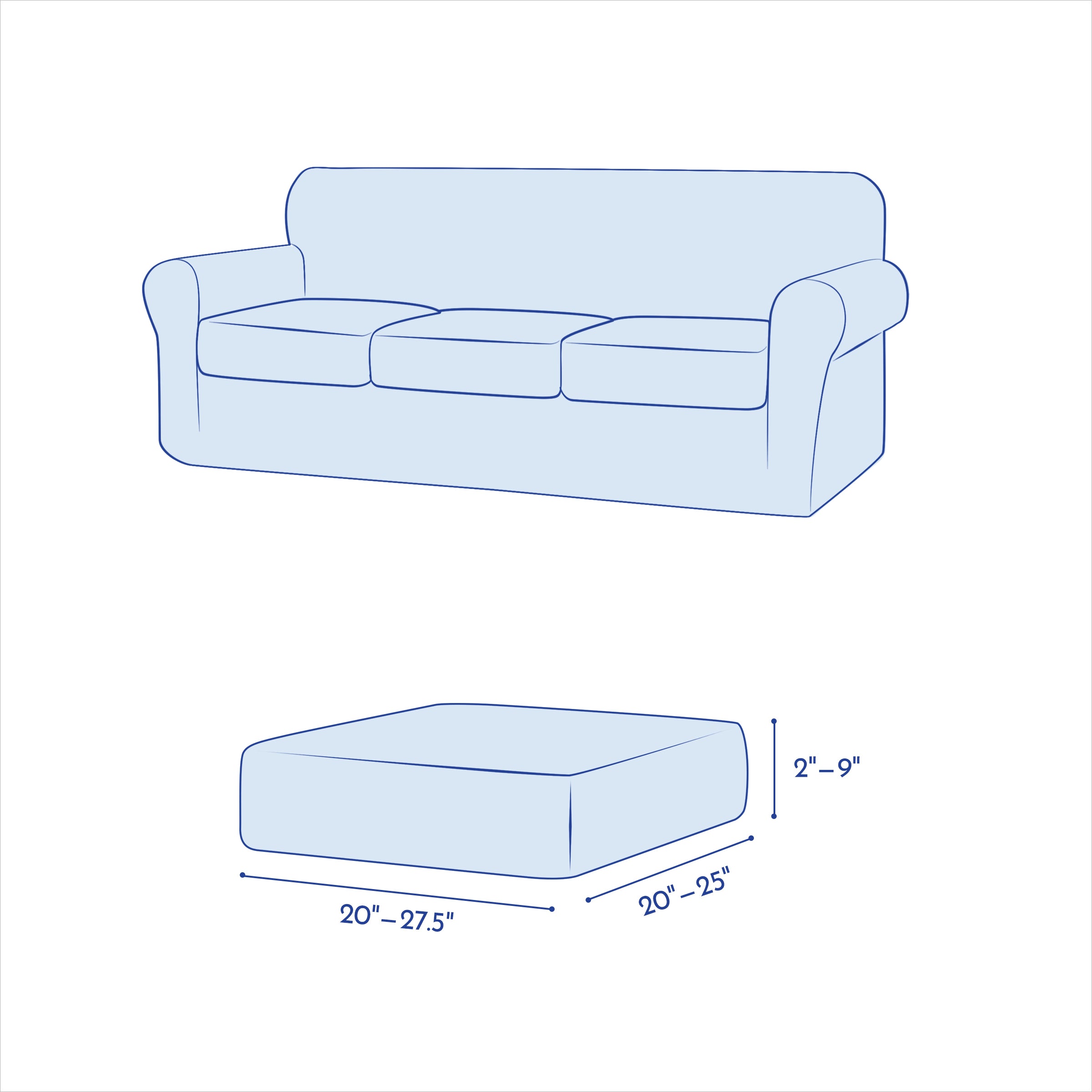 Norfinch PU Leather Stretch Sofa Cushion Cover