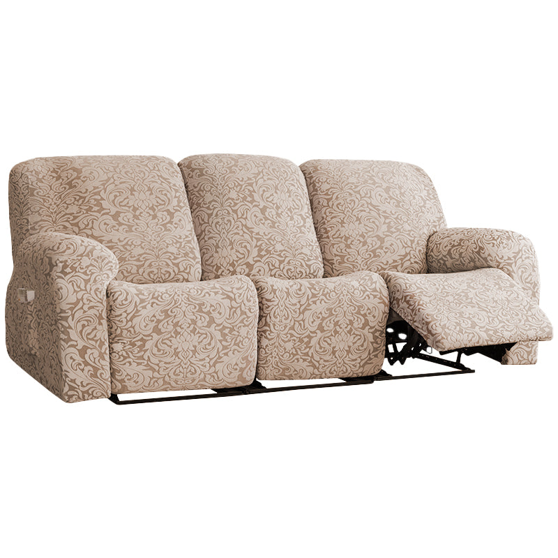 Jacquard Dustproof Stretchable Recliner Cover With L shape Covers  REC REC