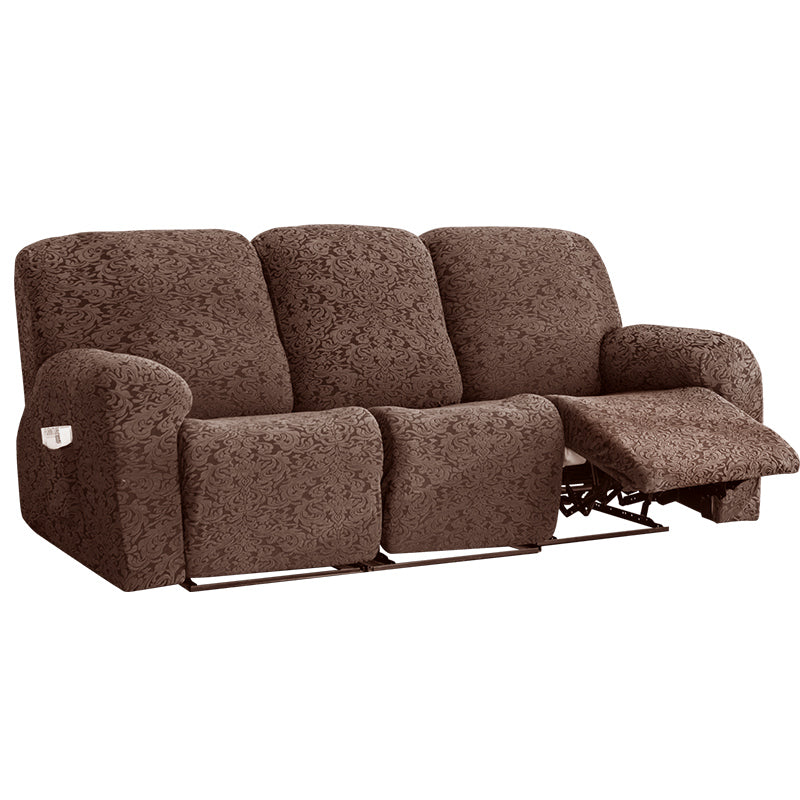 Jacquard Dustproof Stretchable Recliner Cover With L shape Covers  REC REC